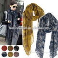 fashion voile print scarf long wrap shawl chiffon scarives